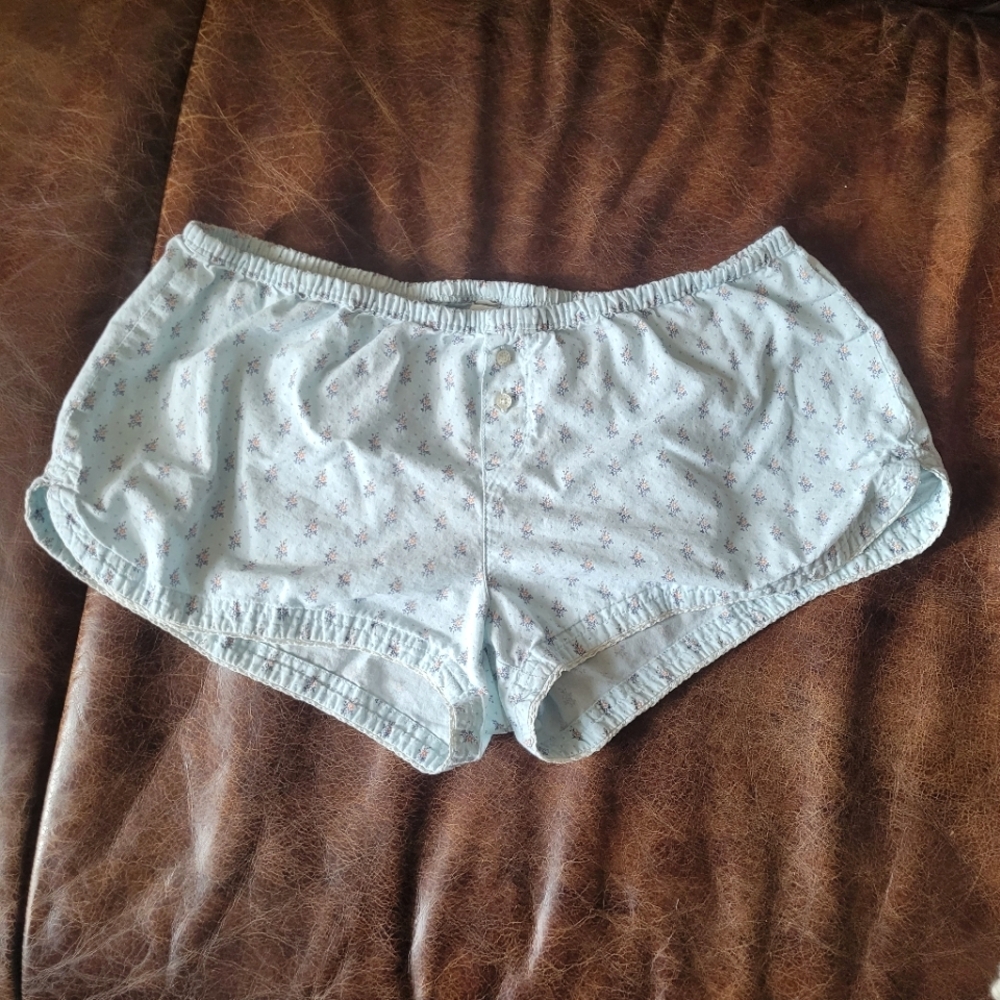 Aerie Floral Sleep Shorts - Women's Medium